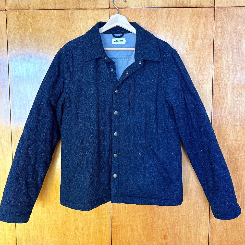Taylor Stitch The Wilton Jacket In Navy Birdseye Wool Size 40 Men's